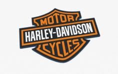 Harley Davidson Logo Multi-extrusion 3D Printer Model