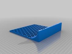 Hexagonal Mesh Book End 3D Printer Model