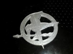 Mockingjay Pin 3D Printer Model