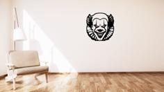 Clown / Klaun Wall Decoration 3D Printer Model