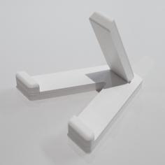 Clip-together Phone Stand, Fast Printing, Portable 3D Printer Model