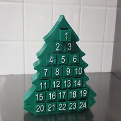 Advent Calendar Surprise 3D Printer Model