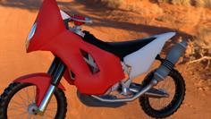 Rally Bike Concept 3D Printer Model