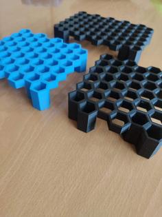 Hexagon Tessellation Platform Tiles Raiser 3D Printer Model