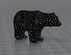 Bear Voronoi 3D Printer Model