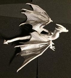 Seven The Articulated Dragon Scale Fabric Wing 3d Printed 3D Printer Model