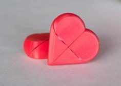 Preassembled Secret Heart Box 3D Printer Model