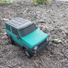 Suzuki Jimny SZ5 (Low Poly) Glue Fit 3D Printer Model