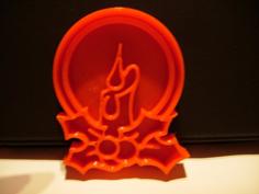 Cookie Cutter Christmas Candle 3D Printer Model