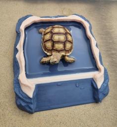 Reptile Tortoise Soaking Dish 3D Printer Model