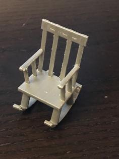 Rocking Chair 3D Printer Model