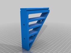 Shelf Bracket Slotted 3D Printer Model