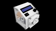 Precise Peristaltic Pump 3D Printer Model