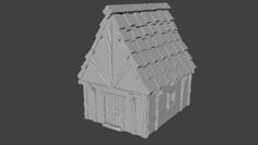 Lumberjack Cottage Miniature 3D Printer Model