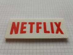 Netflix Logo 3D Printer Model