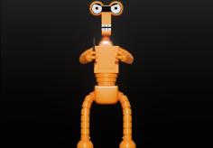 Roberto Robot 3D Printer Model