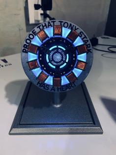 Iron Man Arc Reactor Stand 3D Printer Model