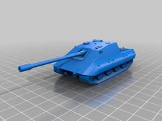 Jagdpanzer E-100 3D Printer Model