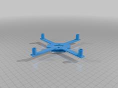 Mini Drone Frame 3D Printer Model