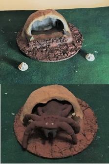 Miniature Spider Lair 3D Printer Model