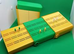 Collapsible Cribbage Board – Print In Place 3D Printer Model