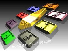 Digimon Badge 3D Printer Model