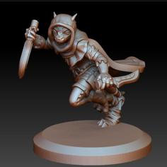 Kobold Dragonborn Rogue 3D Printer Model