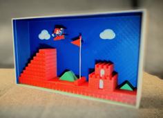 Super Mario Diorama 3D Printer Model