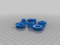 Fidget Gears (clip Together) 3D Printer Model