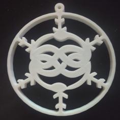 NeverEnding Story Christmas Decoration / Ornament 3D Printer Model