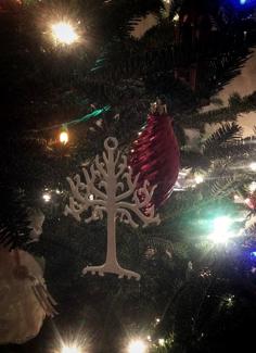 Tree Of Gondor Christmas Tree Ornament 3D Printer Model