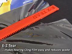 E-Z Tear – Cling Film Tearing Tool 3D Printer Model