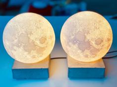 Moon Lamp 3D Printer Model