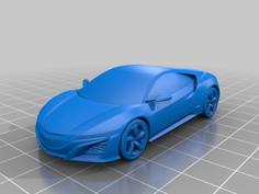 Honda NSX Concept Car 3D Printer Model