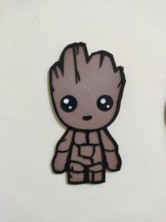 Baby Groot 2D 3D Printer Model