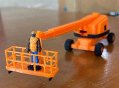 HO Cherry Picker Basket Pin On 3D Printer Model