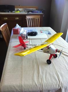 RC Plane With Brushless Motor – ABS Plastic And PS Foam Hybrib 3D Printer Model