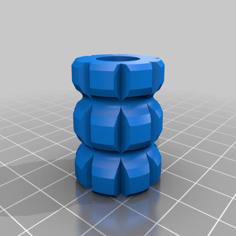 Pineapple Beard Bead 3D Printer Model