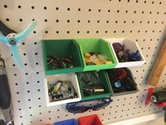 Pegboard Container 3D Printer Model