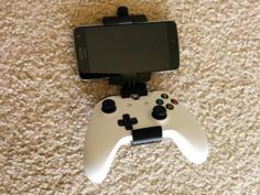 Xbox One S Controller Phone Mount With Modular Mounting System 3D Printer Model