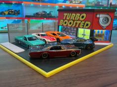 Turbo Boosted Tune Up Shop (Generic 1/64 Shop Display) 3D Printer Model