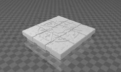 Basic Temple Summoning Circle (Dungeon Blocks Compatible) 3D Printer Model