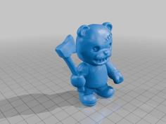 Evil Teddy Bear 3D Printer Model