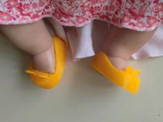 Baby Doll Shoe 3D Printer Model