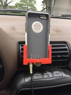 Iphone 6 Car Mount With Otter Box Case 3D Printer Model