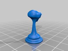 Grey Alien Chess Collection 3D Printer Model