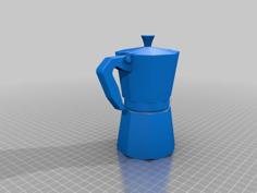 3D Printable Moka Pot 3D Printer Model