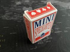 Mini Playing Card Case/Box (Mini SpielKarten) 3D Printer Model