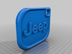 Jeep Keychain 3D Printer Model