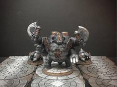 Netherforge Badger King (28mm/Heroic Scale) 3D Printer Model